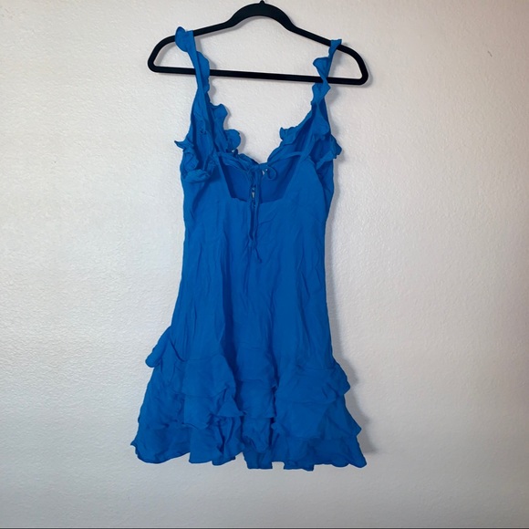 NWT Lulu’s Ruffle Mini Dress - Picture 6 of 7